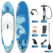 2021 new Wholesale High Quality Popular Transparnt Stand Up Paddle Board Inflatable Surfboard Paddle Board Pump